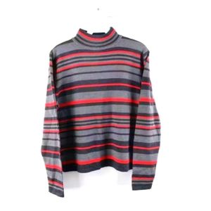 VINTAGE PENDLETON STRIPED MERINO WOOL SWEATER SIZE LARGE
